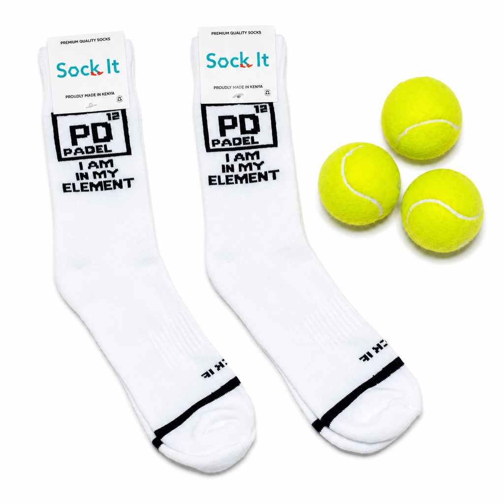 "In My Element" Padel Sock