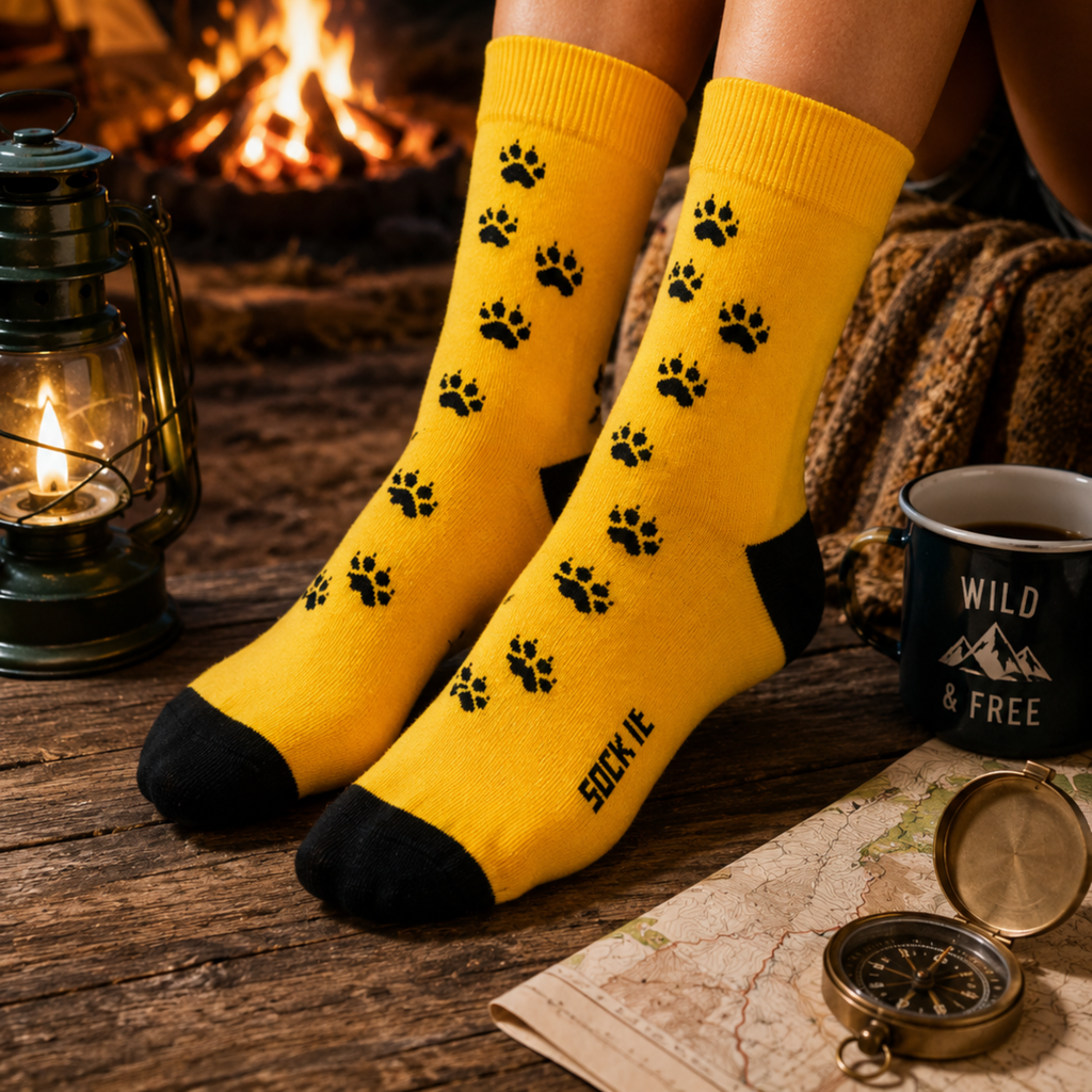 Paw Print Sock