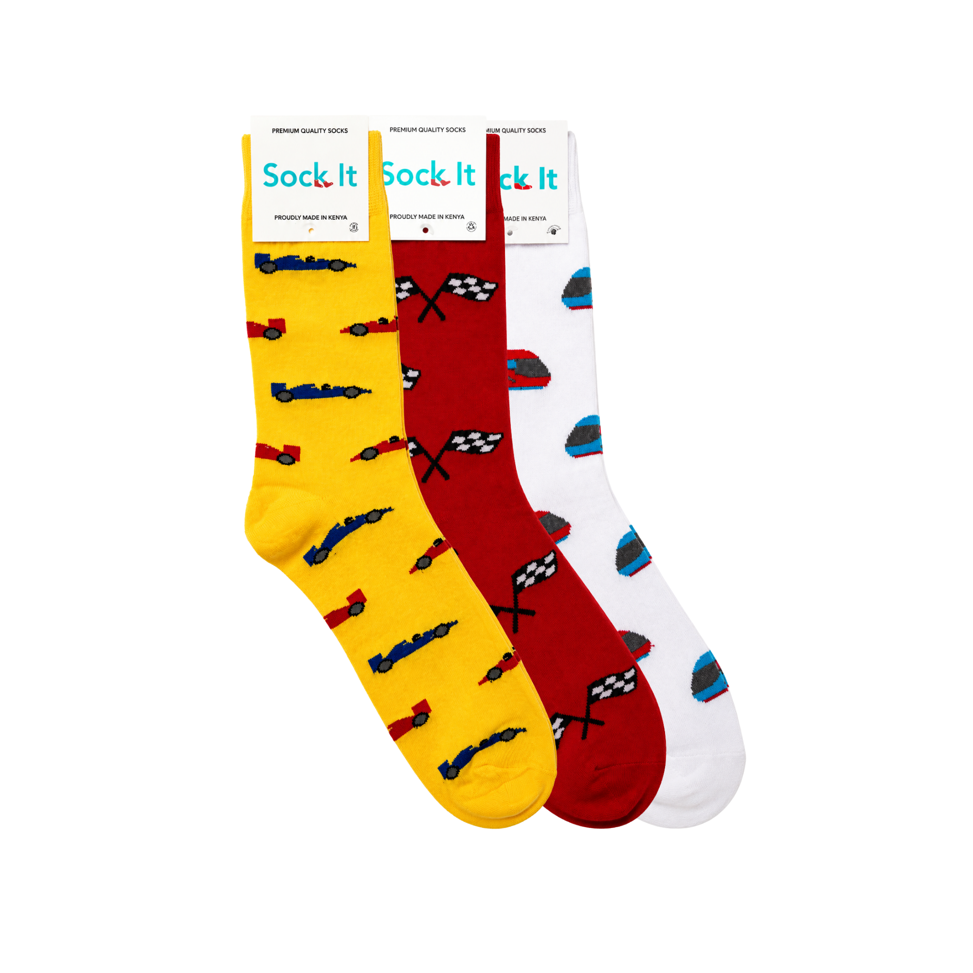 Race Day Gift —  3 - Pack Socks