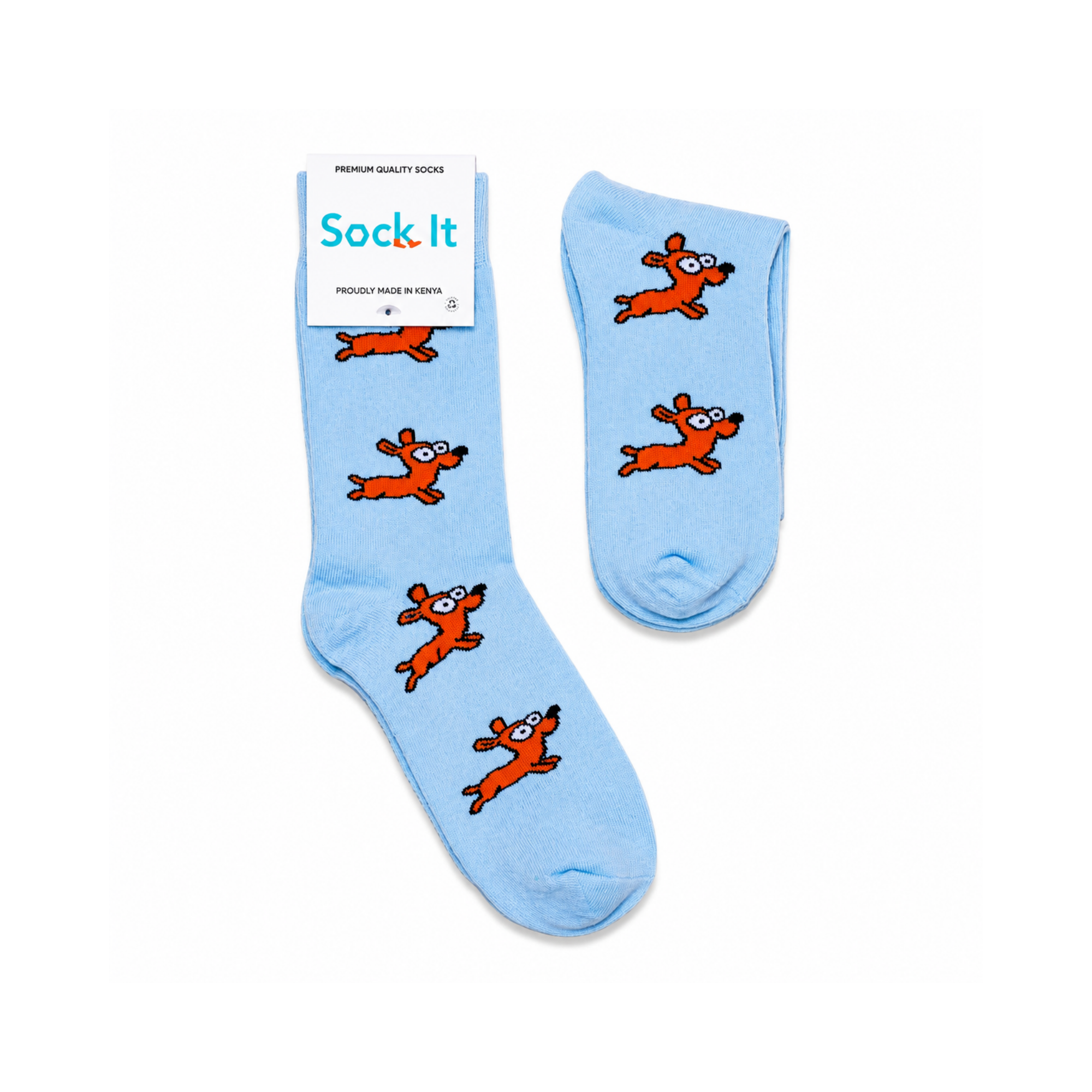 Running Dog Sock